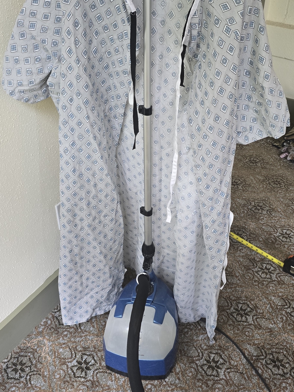 2 Blue and White Unused Hospital Gowns